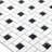 Ariston and Nero Marquina Marble Pinwheel Polished Mosaic Wall & Floor Tile