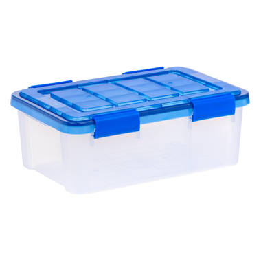 Sterilite Clear Plastic Flip Top Latching Storage Box Container with Lid &  Reviews - Wayfair Canada