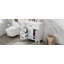 Meuble-lavabo 36 po avec lavabo, armoire de salle de bain avec tiroirs, structure solide et panneau de fibres à densité moyenne, un paquet-959119535