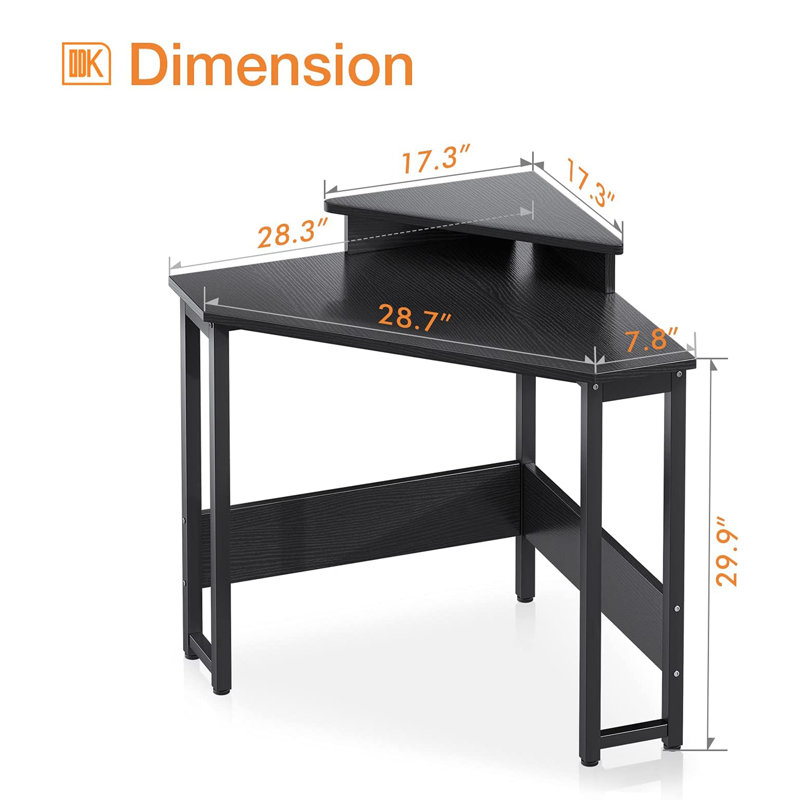 Corner Steel Computer Desk