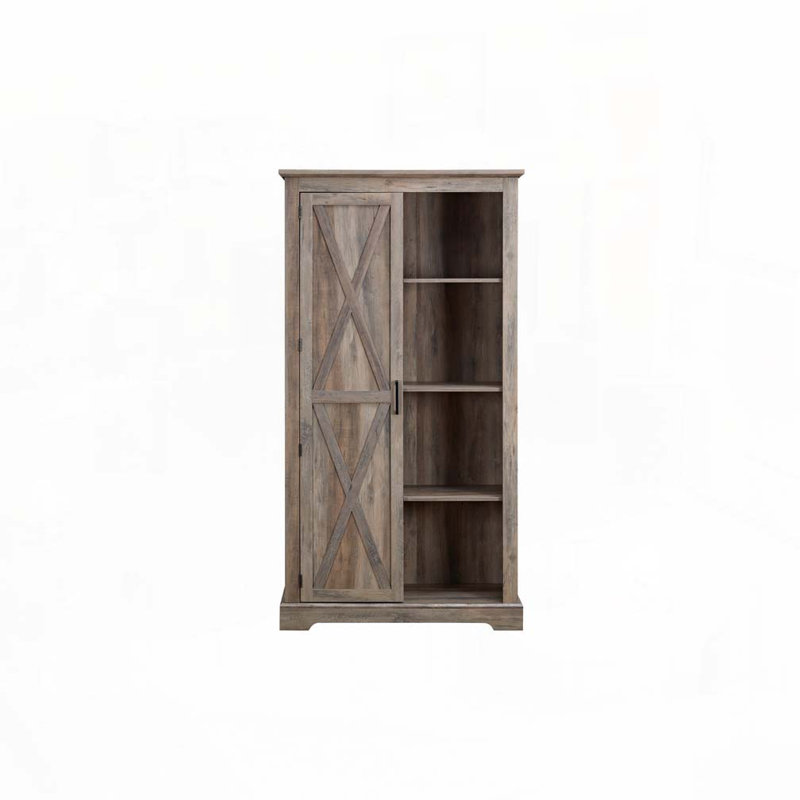 Farmhouse Storage Cabinet, Gray Wash