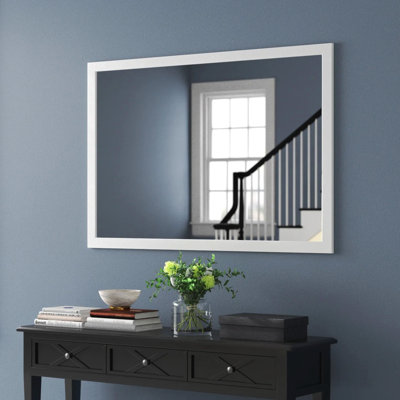 Wood Framed Mirror with Safety Backing Ideal for Bathroom / Vanity Mirror Ellis Collection
