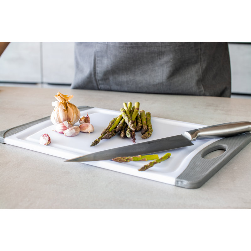 MasterClass Anti-Microbial Non-Slip Chopping Board, 25.5cm W x 37cm L