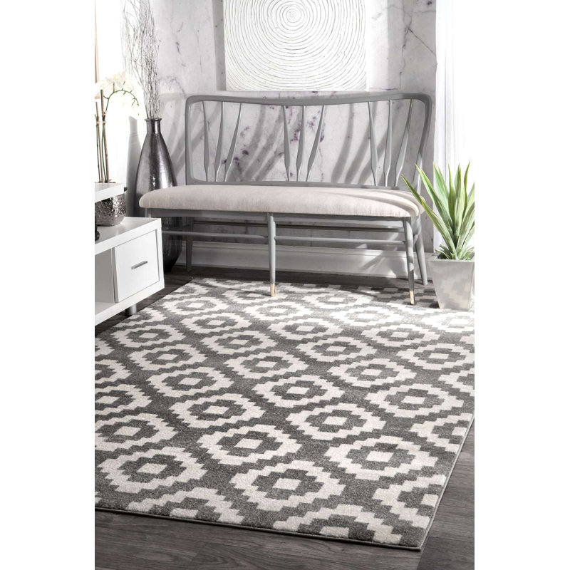 Brentley Geometric Indoor Rug, Rectangle 5'3" x 7'7"