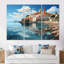 «Hidden Coastal Serenade Port II - Port Landscape Coastal», art mural-984456839-984456834