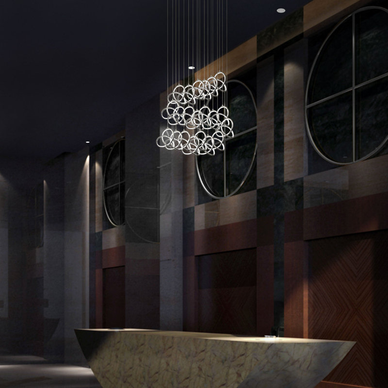 Vornado Round 21 LED Light Pendant, Chrome