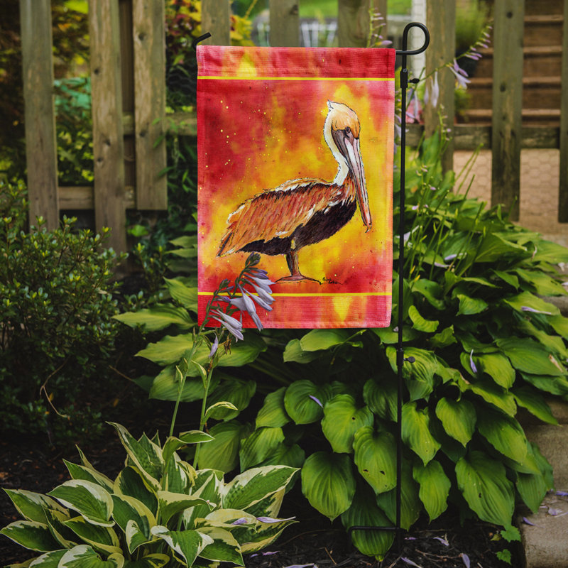 Drapeau de jardin à 2 côtés pelican