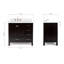 Ensemble de meuble-lavabo simple 37 po Cambridge-2123806165-2072833699