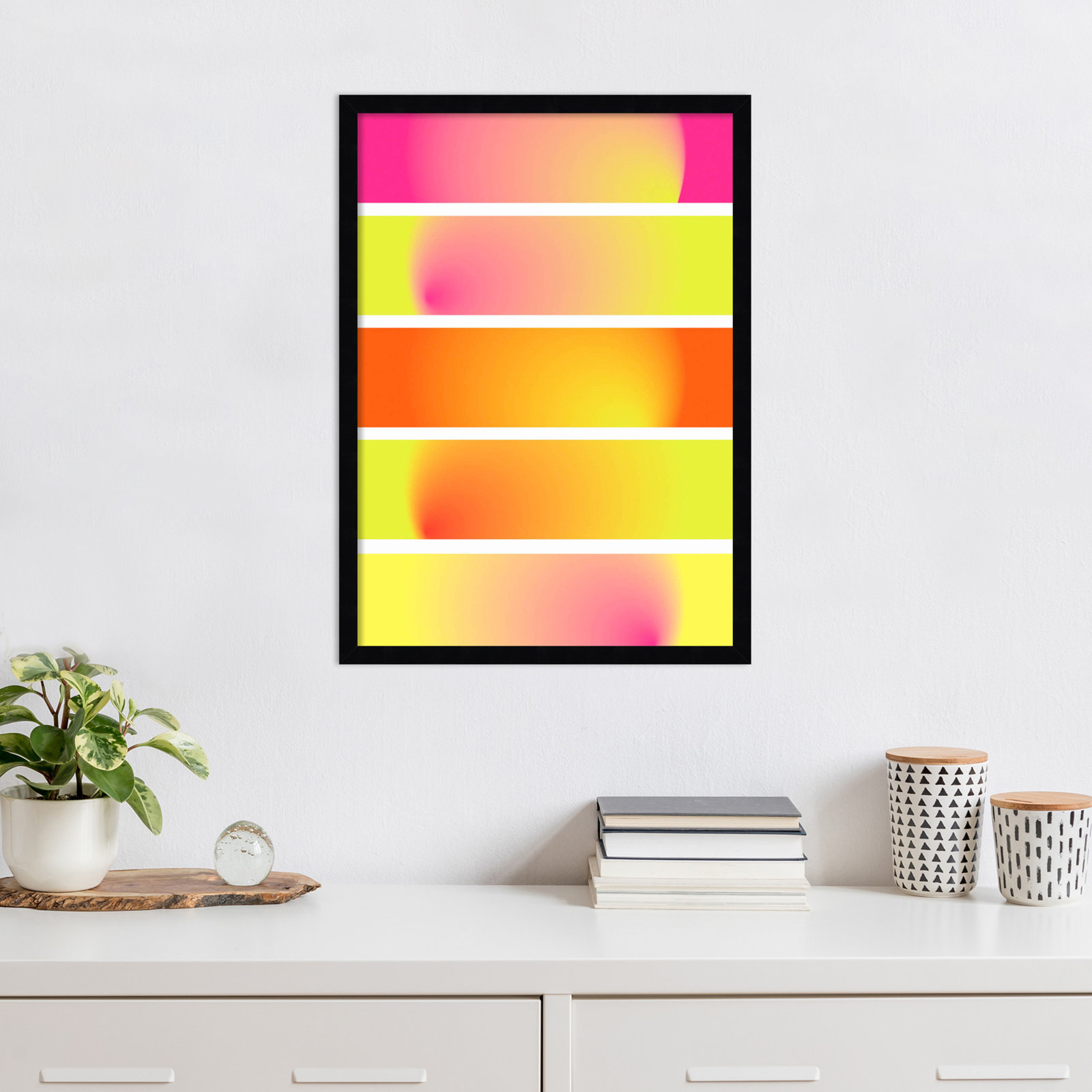 One Way by Valeria Castillo, 25" H x 18" W x 1" D, Black