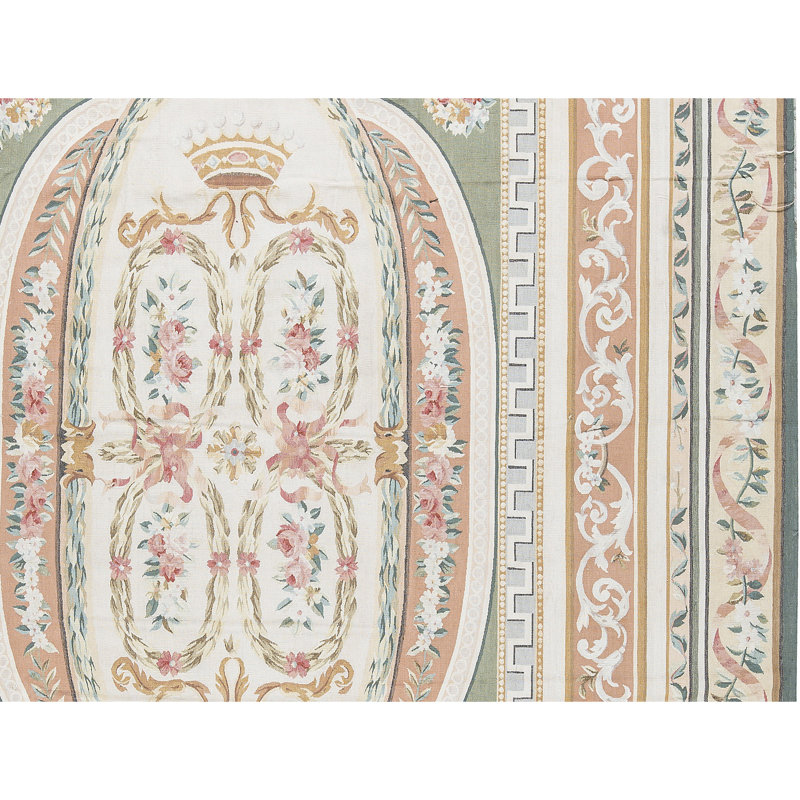 Hand-Knotted High-Quality Red and Gold Area Rug