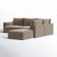 Canapé modulaire 5 pièces Deirdre Taupe Raf-2012065224