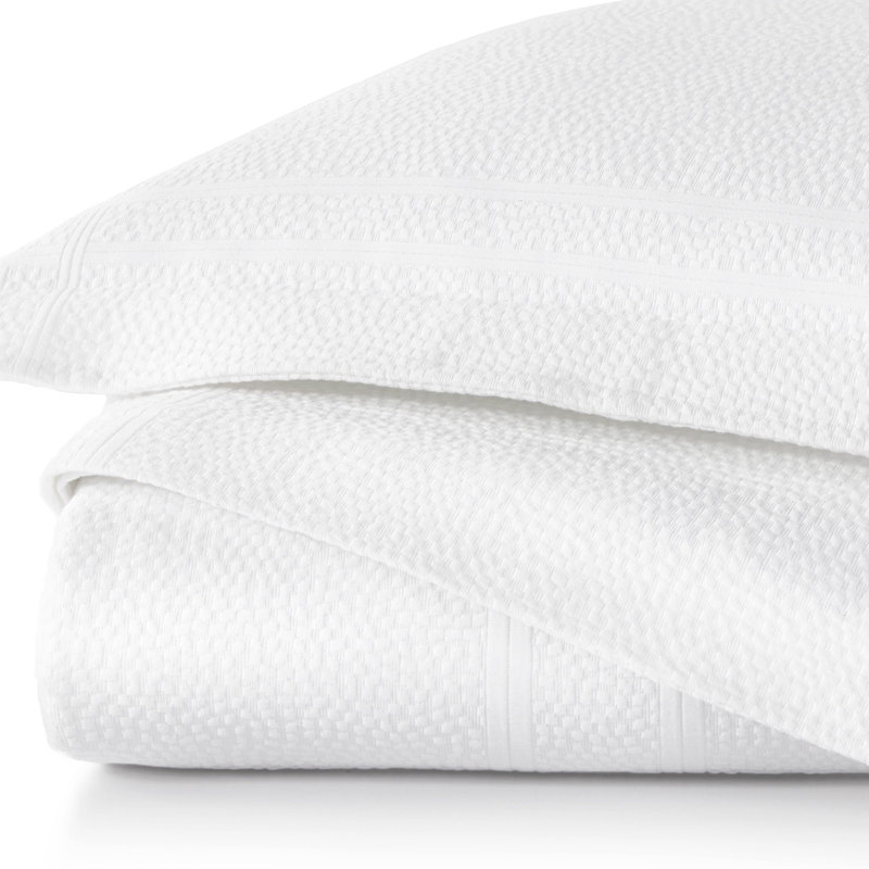 Montauk 100% Cotton Coverlet, Full/Queen Coverlet, White
