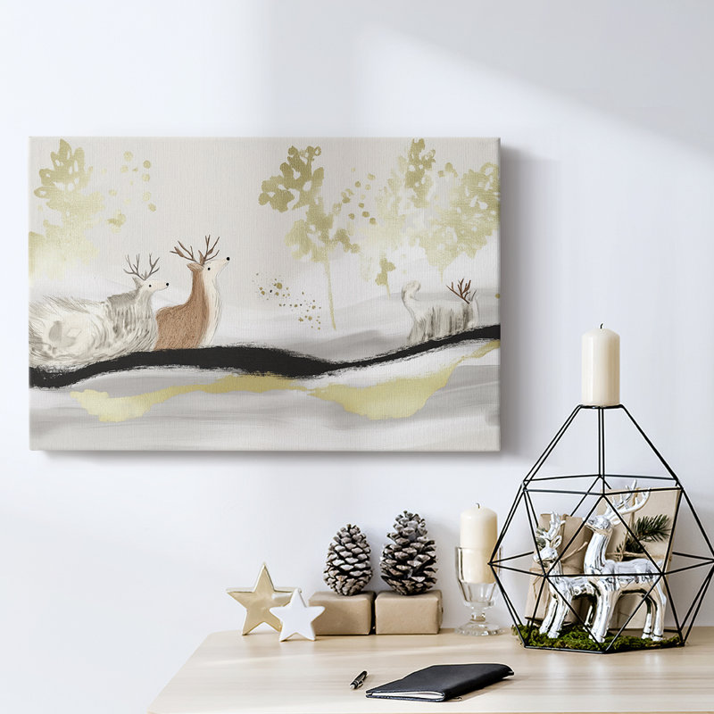 Christmas Holiday Arts - Toile tendue avec châssis, H 24 po x l 36 po