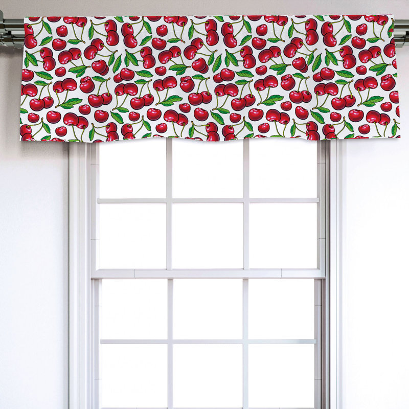 Sateen Ruffled Window Valance