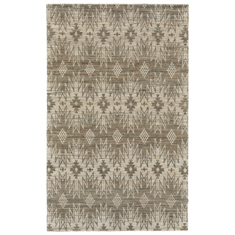 Platteville Cotton Geometric Indoor Rug, Rectangle 5' x 8'