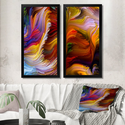 «Escape of Liquide Art VI», ensemble de 2 reproductions sur toiles
