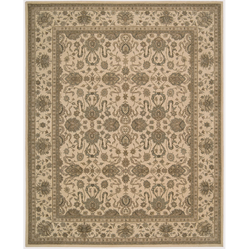 Frasure Wool Oriental Indoor Rug, Rectangle 8'6" x 11'6"
