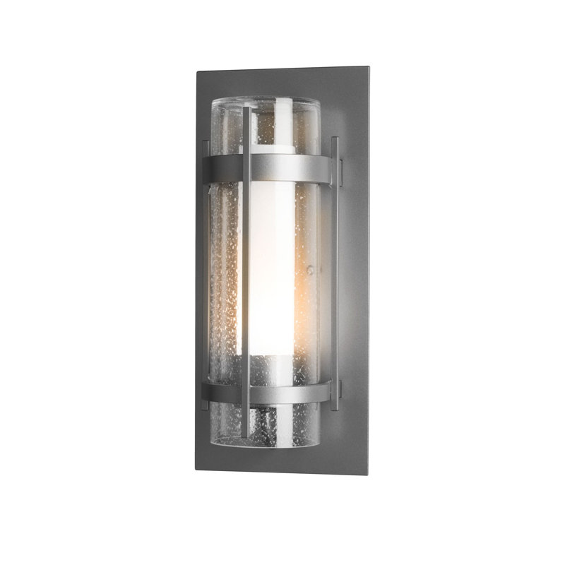 Torch Outdoor Flush Mount, Burnished Steel, 12" H x 5" W x 4.2" D