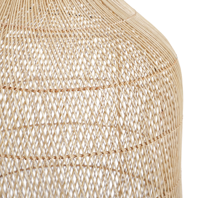 90cm H Rattan Novelty Lamp Shade ( Uno ) in Natural