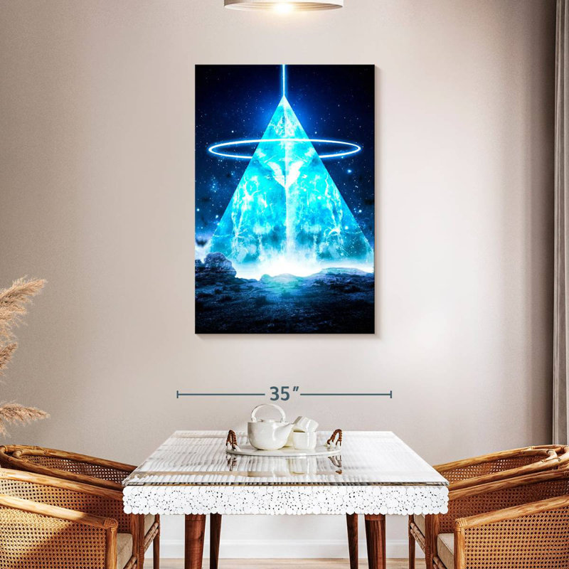 Kelan Higher Powers, 45" H x 30" W