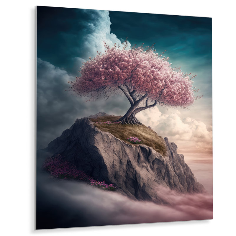 Plants & Flowers Wall Decor on Metal, 32" H x 16" W x 1" D