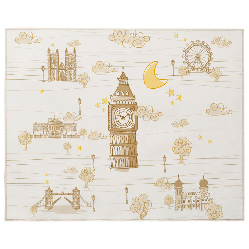 Aramis 90cm L Cotton Playmat, Beige