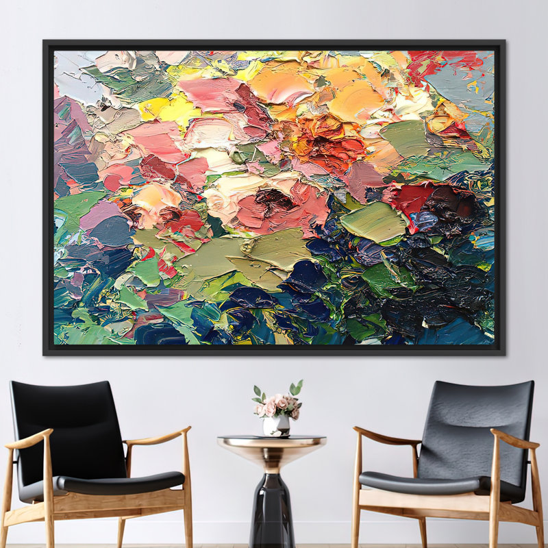 Art mural moderne sur toile abstraite moderne - affiche contemporaine imprimée en acrylique éclatante, H 45 po x l 100 po