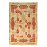 One-of-a-Kind Rectangle 6'1" X 9' Hand Knotted Area Rug