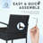 Adaleine 2-Person Patio Bistro Rattan Chair & Table Set with Cushions-1447022671