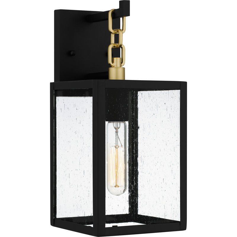 Steel Wall Light, 14" H x 6.25" W x 7.25" D