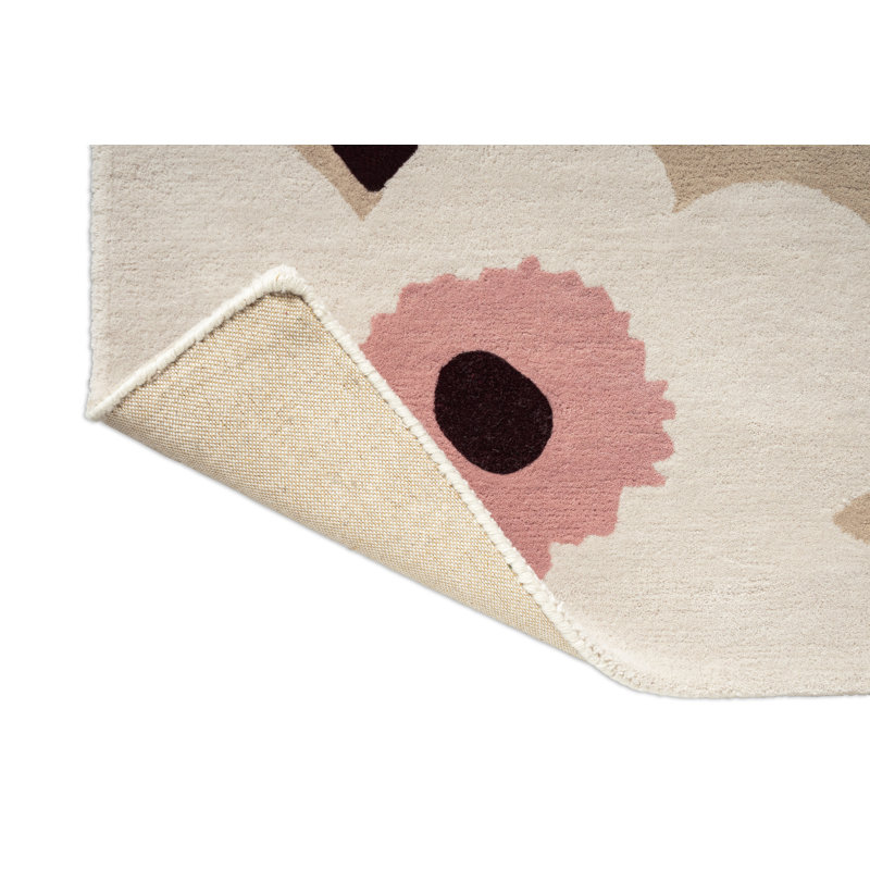 Unikko Honey | 132406, Beige/Pink, Rectangle 4'7" x 6'7"