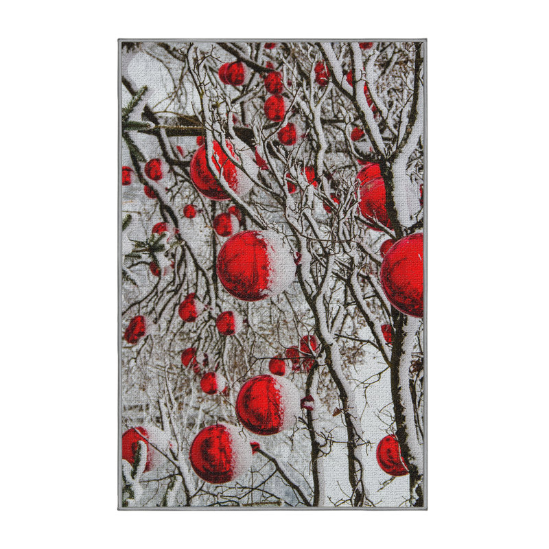 Tapis gris noël, Rectangle 2 pi x 3 pi