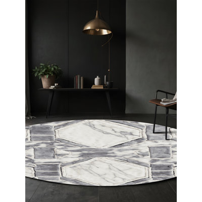 Tapis gris lavable à la machine