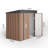 6 ft. W x 4 ft. D Galvanizaed Steel Horizontal Storage Shed-97566634