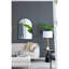 Wall Mirror With Black Arched Metal Frame, Fits Any Home Decor Style 24" X 36" Frame To Transform Your Bedroom