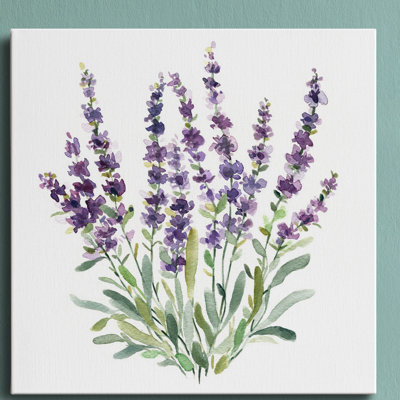 " Lavender Botanical II " Painting Print