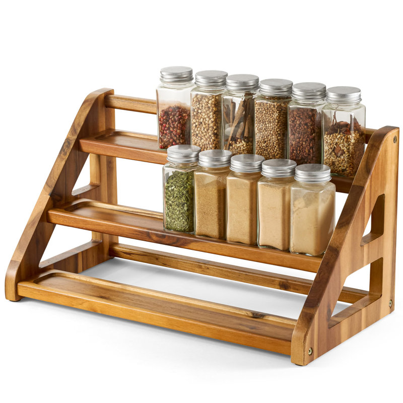 Spice Rack For Countertop, Acacia