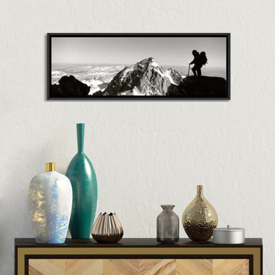 HikerGrand Teton Park, Wyoming, USA by Panoramic Images - Unframed Panoramic Print