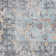 Quillin Oriental Machine Washable Rectangle 8' X 10' Polyester Area Rug in Gray