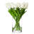 Silk Tulip Arrangement in Vase-1648471070