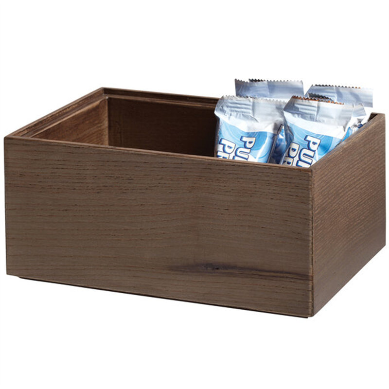 GET Enterprises WB-664WD-UR Urban Renewal Urban Rustic Square Wood Display Box 80A591A95ED04A4AA8E917A7F16A4B9A, Gray Ash