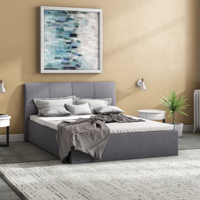 Fusion Upholstered Ottoman Storage Bed, Double (4'6)