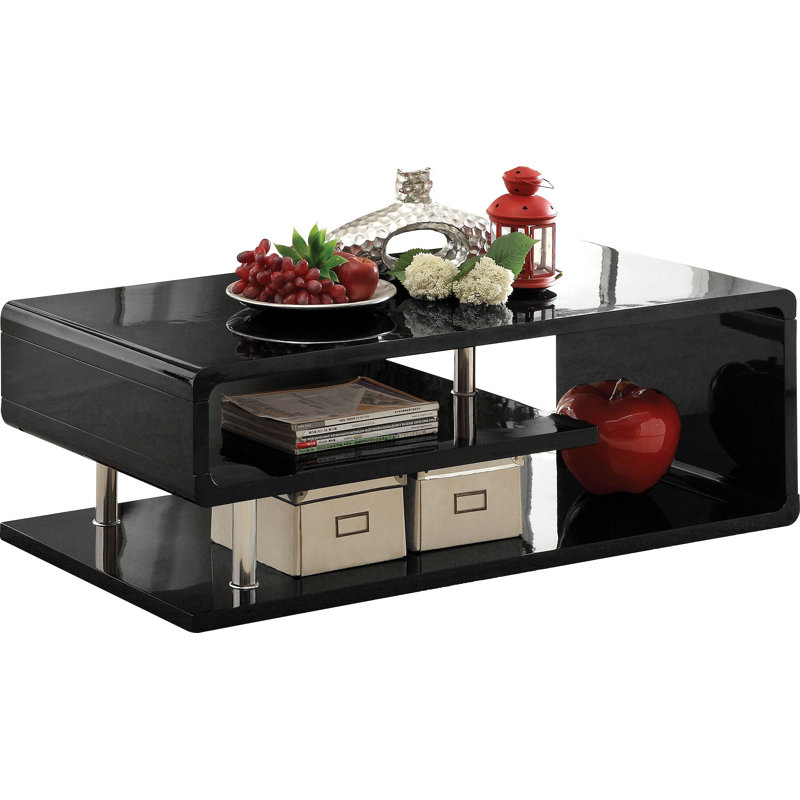 Gethin Single Coffee Table, Black