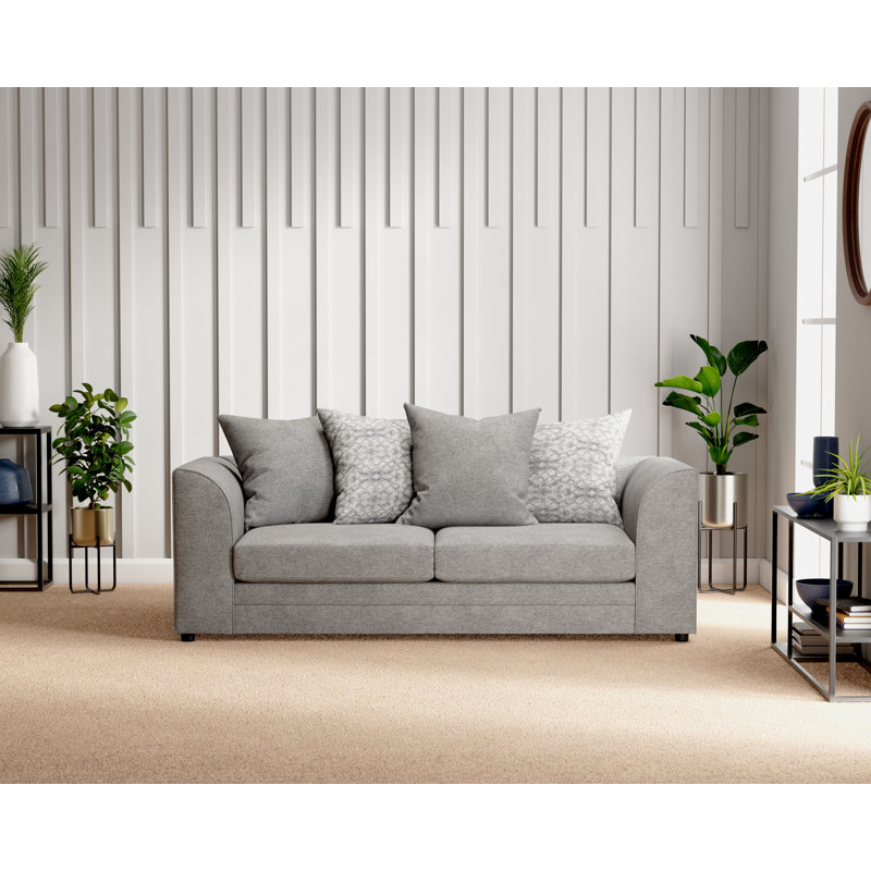 Wyoming 2 Piece Sofa Set, Grey