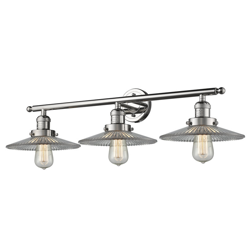 Miramontes 3 - Light Vanity Light, Polished Nickel, Clear