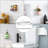 Ellord 4 Piece Metal Floating Shelf