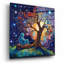 Art mural en verre rouge «Euphoric Under The Tree» par The Golden Valley par Red Barrel Studio®, ACR-45023-1167415272