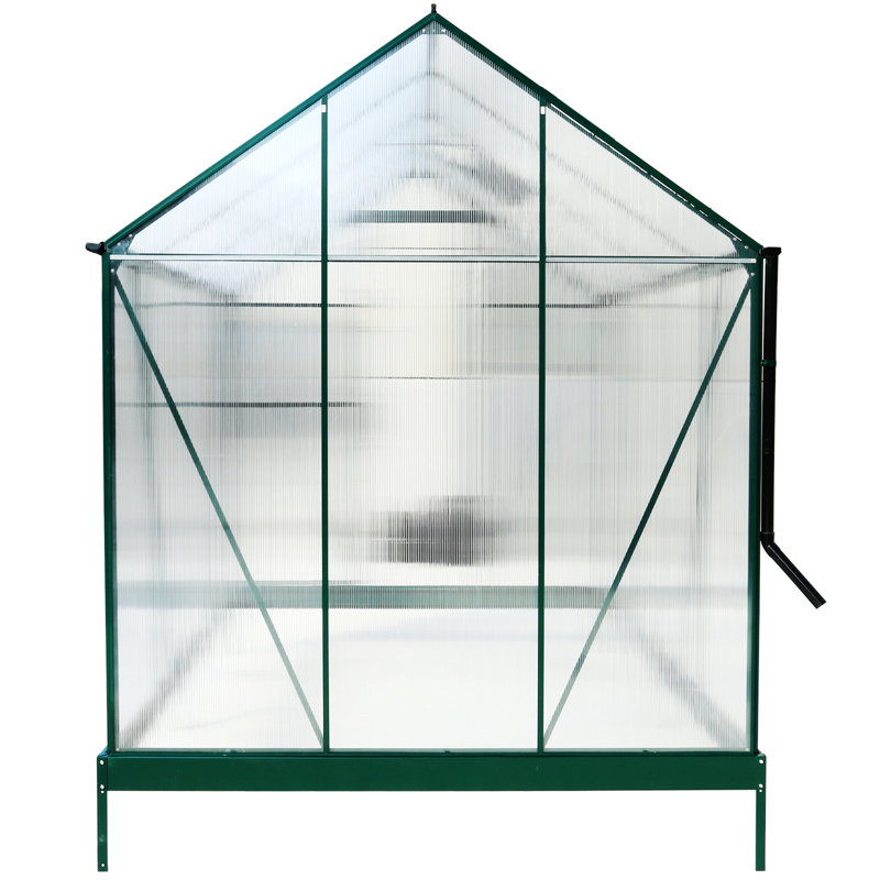 Greenhouse, Green, 96.8" H x 75.2" W x 99.2" D