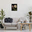 «Iris Flowers on Black», art mural sur toile flottante par Patricia Pinto-1791850332-1791850335