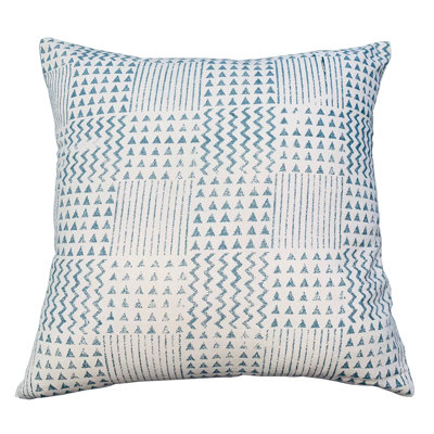 Geometric Cotton Throw Pillow